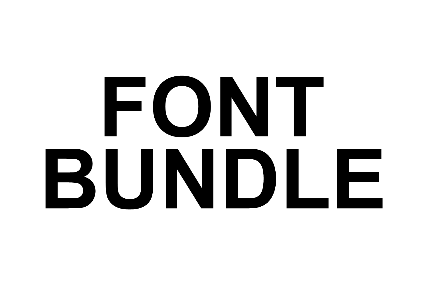 font bundle